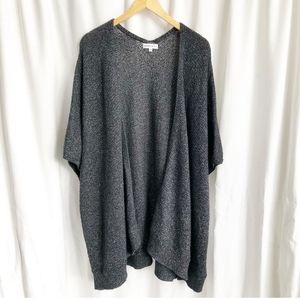Community black short sleeve knit